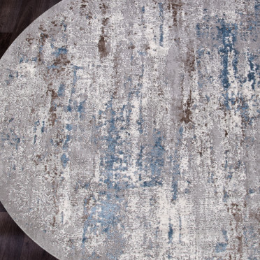 Ковер 03856A - BLUE / BLUE - Круг