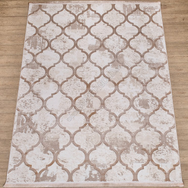 Ковер 4100B ЦВЕТ BEJ FLOS / BEJ FLOS