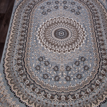 Ковер D504 - BLUE-BROWN 2 - Прямоугольник - коллекция SIERRA