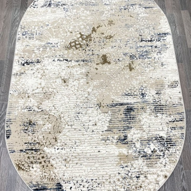 Турецкий ковер 40705A_MAVI / COKME BEJ ОВАЛ