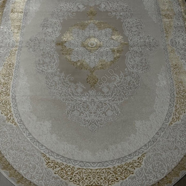 Ковер GL074E - BROWN / BROWN - Овал - коллекция NENSI