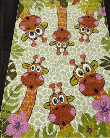 Ковер российский C219 RIO (Фризе, зеленый) прямоугольный