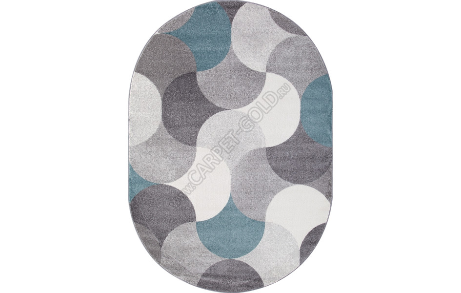 Ковер SOFIT 2257 - LIGHT GRAY - Овал