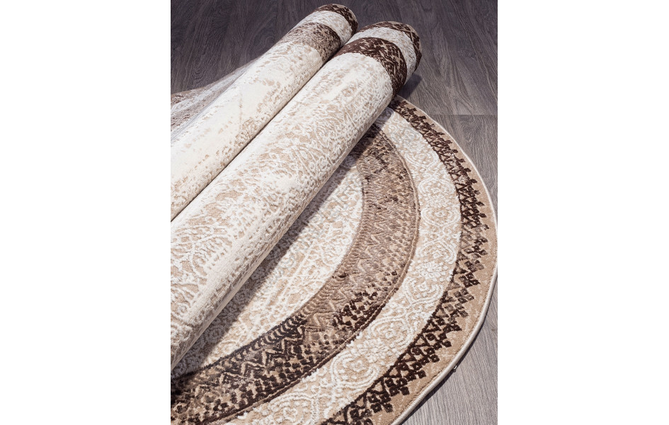 Ковер 04041B - DARK BROWN - Овал ARMINA