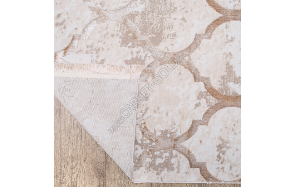 Ковер 4100B ЦВЕТ BEJ FLOS / BEJ FLOS