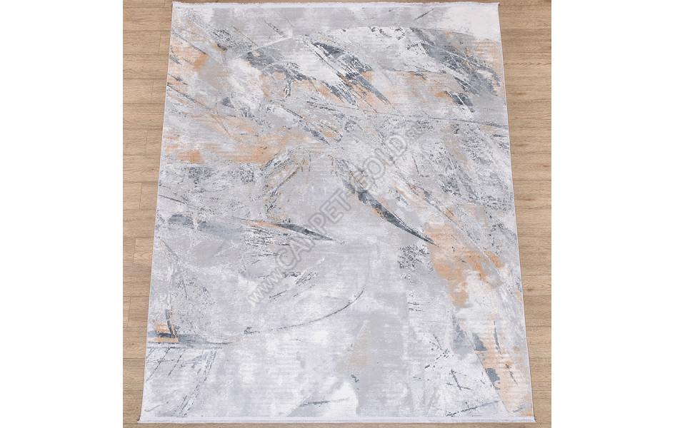 Ковер из вискозы A523A ЦВЕТ GRAY / CREAM