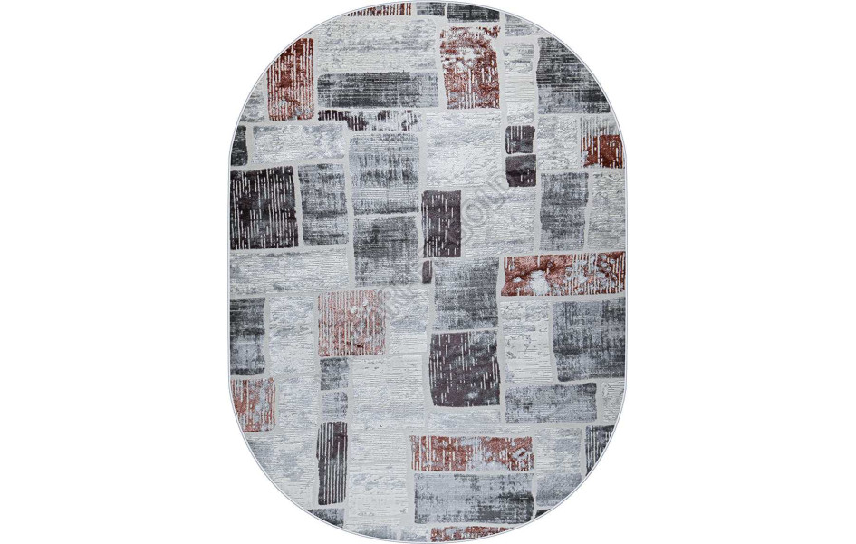 38471A OVAL ROSE FLS / L.GREY Kleopatra