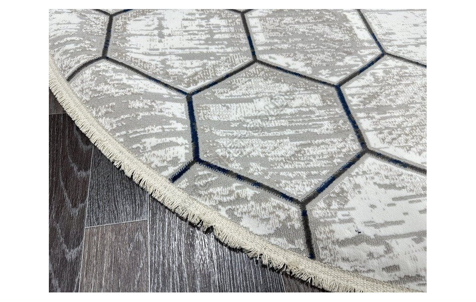 Ковер Gordion 16128_1 овал в скандинавском стиле