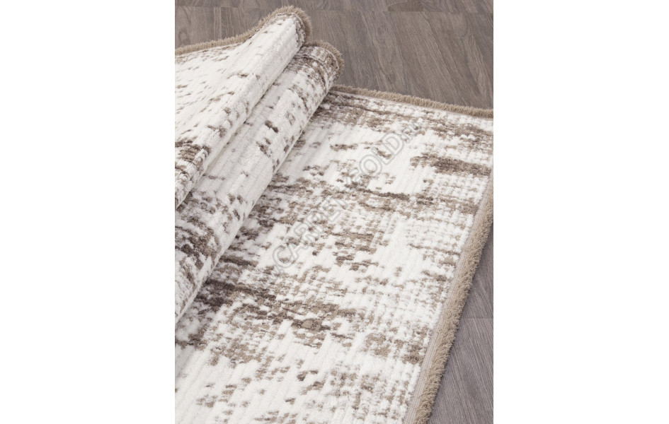 Ковер A958AF - P.WHITE / L.GREY - Прямоугольник - коллекция JOLI