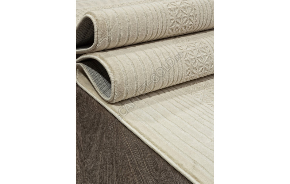 Ковер D339A - KREM COKEN / KREM HEATSET - Прямоугольник - коллекция BERLIN