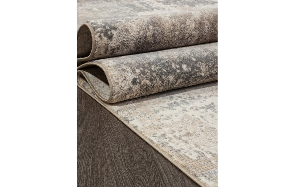 Ковер M032A - CREAM / TAUPE - Прямоугольник - коллекция SIESTA