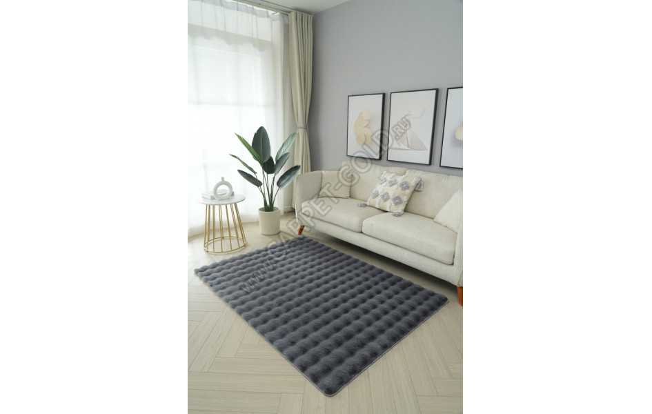 Ковер PX1000 - GREY - Прямоугольник - коллекция BUBBLE