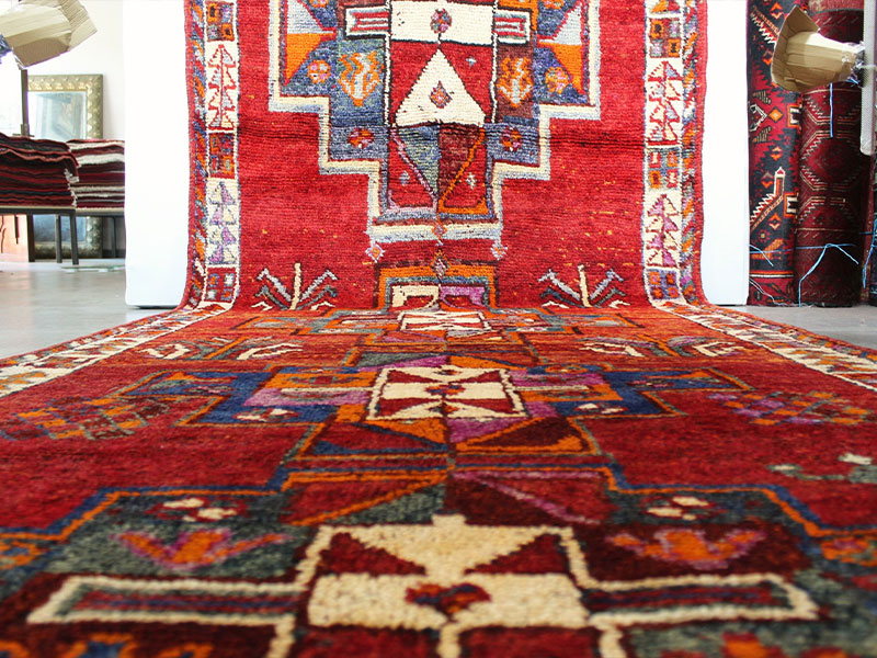 Ассиметрия в ручном ковре